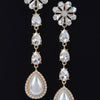 Pearl Rhinestone Drop Earring