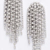 Rhinestone Fringe Earring