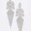 Rhinestone Fringe Earring