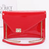 Enamel Envelope Clutch