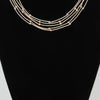 Multi Pillar Beaded Necklace