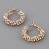 Petite Bejeweled Hoop Earrings