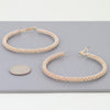 Bejeweled Hoop Earrings