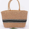 Faux Straw Tote Bag