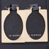Portrait Frame Cut Earrings