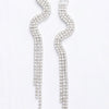 Rhinestone Fringe Earring