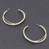 Rhinestone Hoop Earring
