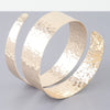 Hammered Wrap Around Cuff Bracelet