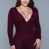 Nala Romper Burgundy