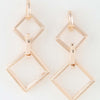 Diamond Chain Drop Earrings