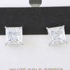Silver Cubic Zirconia Rhinestone Earrings