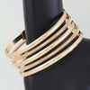 Multi Twisted Open Cuff Bracelet