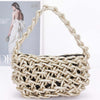 Metallic String Handmade Tote Bag