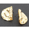 Metal Gold Dip Earring