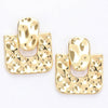 Metal Gold Dip Earring