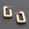 Metal Gold Dip Earring