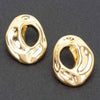 Metal Gold Dip Earring