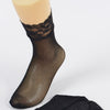 Floral Laced Mesh Socks