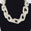 Faux Pearl Link Chain Necklace