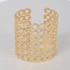Wide Chain Metal Cuff Bracelet