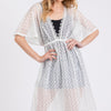 V-neck Detailed Crochet Lace Cover Up