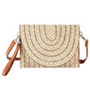 Multi Color Straw Clutch & Crossbody Bag