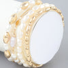 Multi Oval Stone Beaded Bracelet