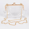 Vintage Clasp Pvc Clutch