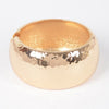Hammered Metal Bangle Bracelet