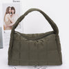 Quilted Nylon Shoulder Bag
