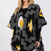 Fuzzy Aztec Pattern Kimono