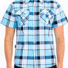 Mens Checkered Two Pocket Shirt