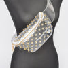 Transparent Rhinestone Studded Fanny Pack