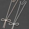 Rhinestone Ribbon Necklace