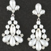 Jeweled Pearl Teardrop Earrings
