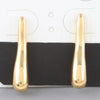 Shiny Bar Teardrop Earrings