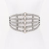 Wide Rhinestone Waist Belt