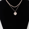 Hammered Plate Chain Necklace