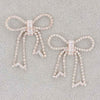 Rhinestone Ribbon Earring