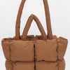Nylon Quilted Padded Tote Bag