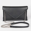 Faux Leather Small Envelope Clutch