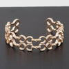 Welded Ring Chain Cuff Bracelet
