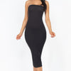 Strapless Tube Bodycon Midi Dress