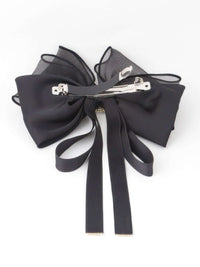 Pendant Ribbon Hair Clip Solo