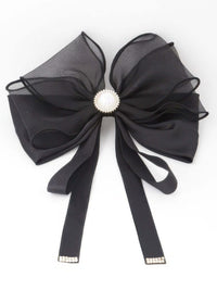Pendant Ribbon Hair Clip 2
