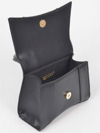 Faux Leather Top Handle Bag interior view showcasing the smooth finish and sleek design.
