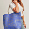 Gold Foil Whale Tote Bag