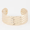 Ridged Cuff Bracelet