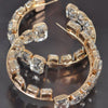Stone Hoop Earring