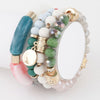 Multi Crystal Pendant Bracelet